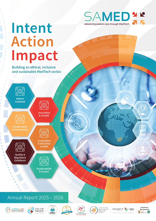 SAMED annual report cover