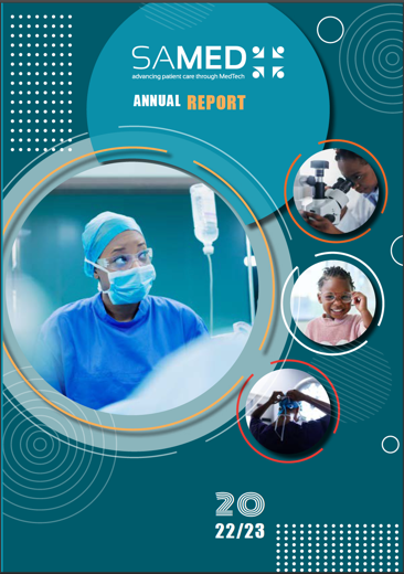 SAMED Annual Report Cover Image