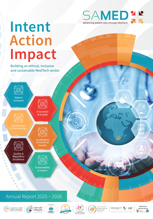 SAMED Annual Report Cover Image